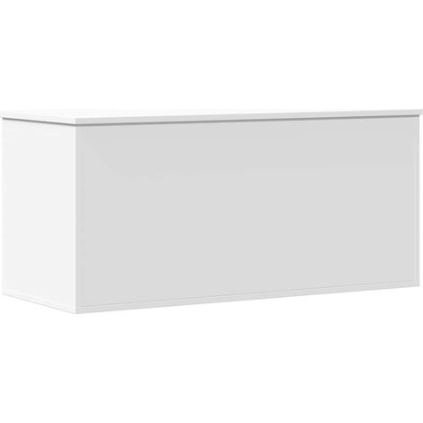 Maison Exclusive - Contenitore Portaoggetti Bianco 100x42x46 cm Legno Multistrato (1/5)