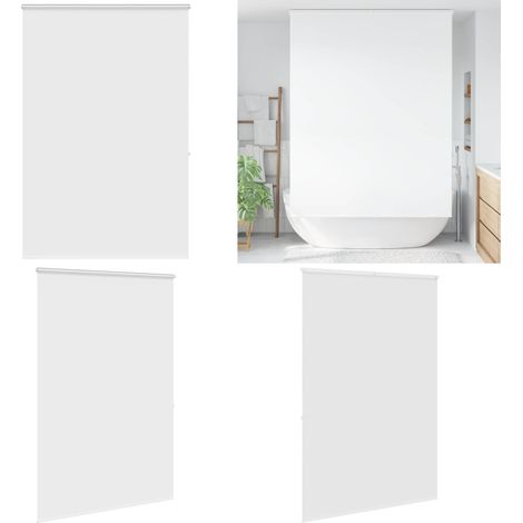 vidaXL Store enrouleur de douche avec cassette largeur du tissu 156 cm (1/5)