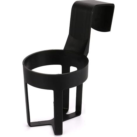Porte-gobelet universel pour voiture Porte-bouteille Porte-gobelet Accessoires de voiture Ensemble de porte-boisson/canette, Noir