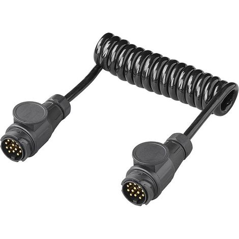 Cable espiral de 13 pines, 1,5 m, PVC flexible, 12 V (1/5)