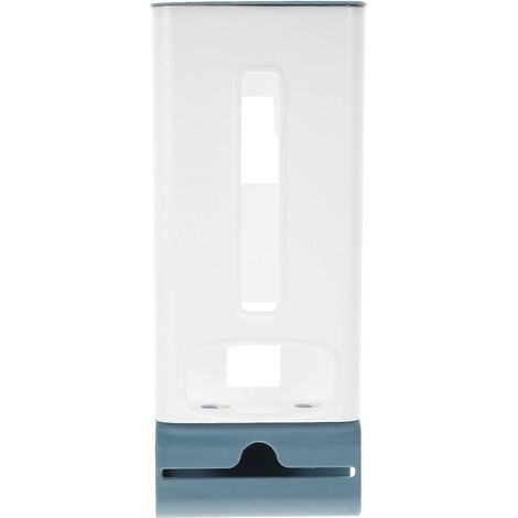 Wandmontierter Plastiktütenspender, Müllbeutel-Aufbewahrungsbox, Plastiktütenspender für Einkäufe – 30,5 x 12,9 x 7,7 cm – Dunkelblau (1/4)