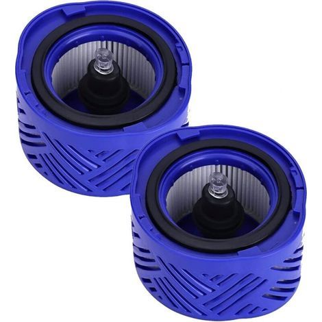 Lot de 2 filtres HEPA de rechange pour moteur arrière d'aspirateur Dyson V6 DC58 DC59 DC62 DC72 DC74 SV03 SV04 SV05 SV06 SV07 SV08 SV09 Absolute Animal Motor Head Numéro de pièce 966741-01 chacun (1/4)