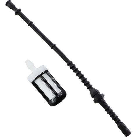 1 - Tuyau à essence - Filtre à carburant - Compatible Stihl FS120 FS200 FS250 FS300 FS350 FS450 FS480 - Remplacement pièce 4128 358 0800 - Pour débroussailleuse - Noir (1/4)
