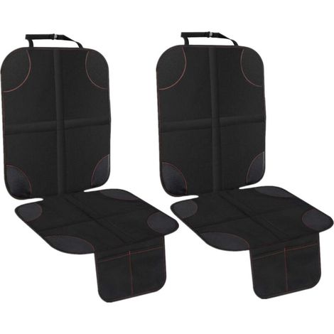 Set of 2 car seat covers with thick padding for car seats, leather or fabric