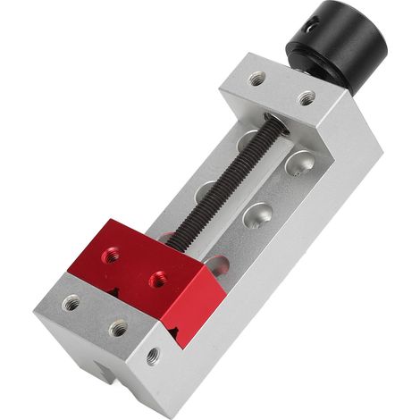 Étau d'établi miniature en alliage d'aluminium, petite pince de serrage pour outillage de menuiserie, adapté aux fraiseuses CNC miniatures. (1/5)