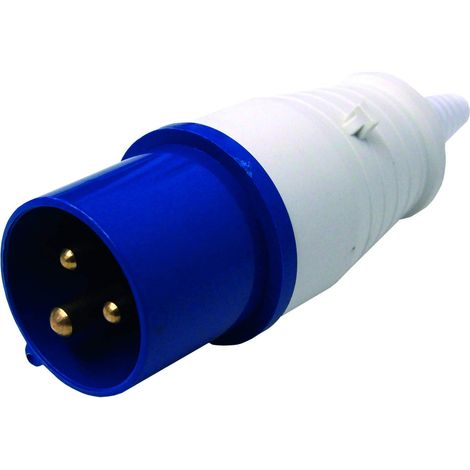 Electraline 80855 Spina Elettrica Industriale CEE 32A, 2P+T, 220V, IP44