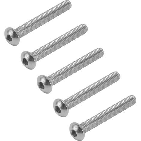 M4-Innensechskantschrauben, 50er-Packung, verzinkter Stahl, für elektronische Instrumente und Präzisionsgeräte 2802-0004-0030 (1/5)