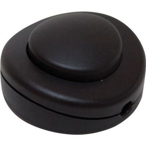 Legrand – Interrupteur à pied 2A 250V pour lampadaire – Finition noire – Pour câbles 2 x 0.75mm² – Commande au pied