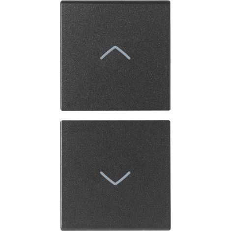 VIMAR - 19751.2 Zwei halbe Tasten 1M Pfeilsymbole grau