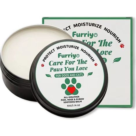 Furriyo Paw and Nose Care Wax for Pets: Gentle formula to care for and moisturize paws and nose. (1/5)
