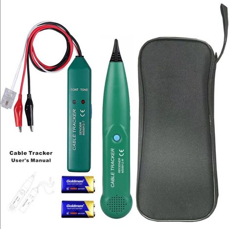 Traqueur de câble, détecteur de câble, détecteur de fil MS6812 Traqueur de câble, testeur de circuit multifonction, testeur de câble téléphonique pour détecteur de ligne (1/5)