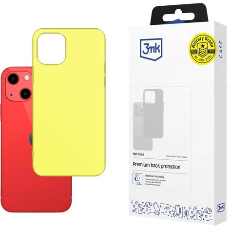 Funda mate 3mk para Apple iPhone 13, color lima.