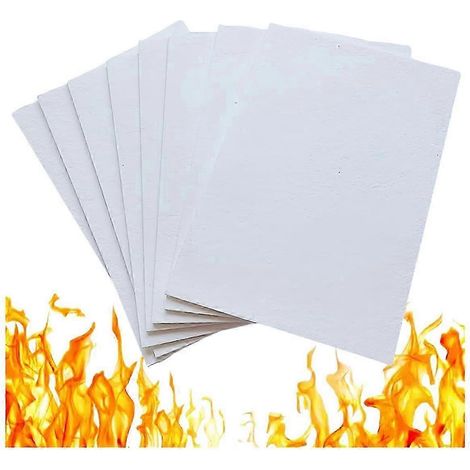 Compatible avec le papier d'étanchéité haute température en feuilles (8 feuilles), le matériau d'étanchéité en fibre céramique blanche et le joint ignifuge et isolant. (1/5)