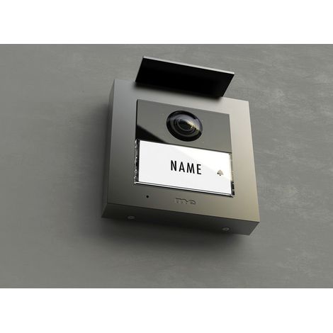 m-e modern-electronics VDV-2010 A  Video-Türsprechanlage Kabelgebunden, RFID Außeneinheit  Anthrazit (1/4)