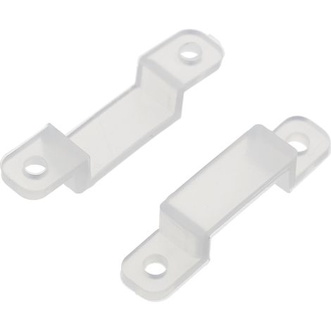 Clip de fixation transparent, support de montage flexible pour ruban LED 5050, 5730, 3528 et 2835 (1/5)