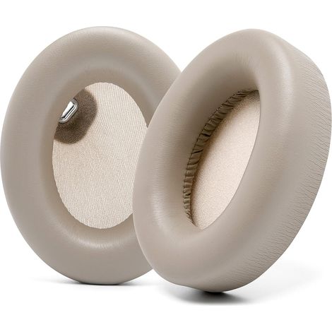 Coussinets d'oreille extra épais, compatibles avec le casque WH1000XM4 — coussinets en cuir PU souple dotés d'une mousse à mémoire de forme isolante de luxe, conception extra épaisse et sans capteur d (1/5)