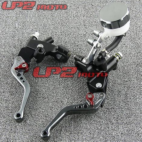 Convient pour Kawasaki Ninja 250 300 Z250ZXR250ZXR400ZXR600, pompe de frein modifiée, cylindre supérieur de frein (titane) (1/5)