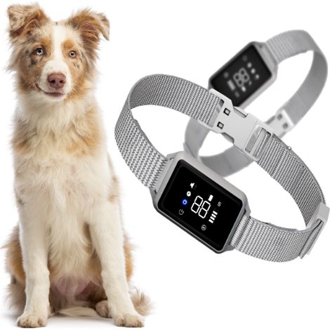 Elektrisches Antibellhalsband für Hunde mit Touchscreen und Stummschaltung