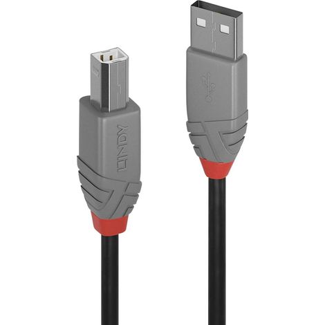 LINDY Câble USB USB 2.0 USB-A mâle, USB-B mâle 2.00 m noir 36673 Y899712 (1/3)