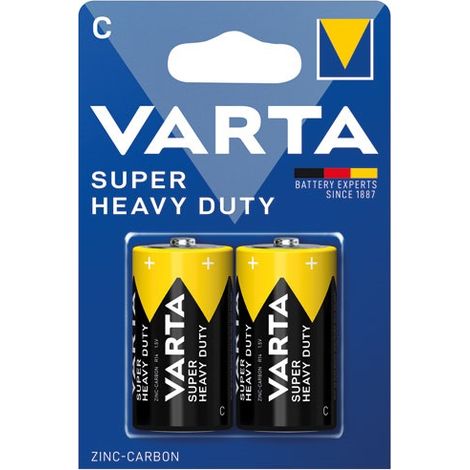 VARTA - Pile saline R14/C varta blister de 2 (1/9)