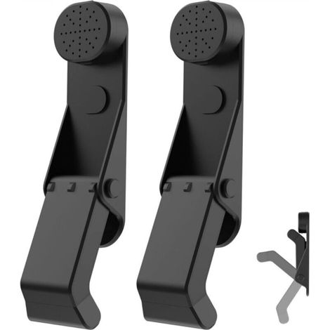 Hinged door stop for bottom of door, self-adhesive folding door frame, no drilling required (1/5)