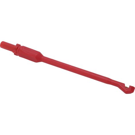 J.30036 Multimeter-Prüfspitze mit 4-mm-Stecker, Kfz-Reparatur-Prüfhaken, Stromkreisprüfnadel, Rot (1/5)