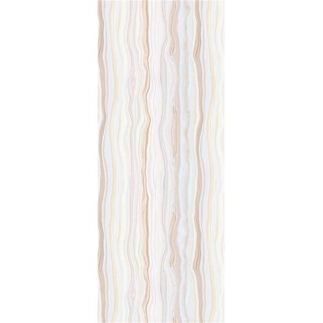 Panneau mural douche en alu-composite VIPANEL - Pierre Décor Marbre Naturel Droit - Finition Mat Perle - 100x255cm (1/5)