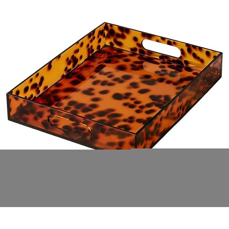Plateau de salle de bains Lavabo – Ergonomic Sleek, Grand Organisateur Acrylique, Moderne Et Esthétique Pour, Cosmétique Maquillage Parfum Bougie Produits Multipurpose Outdoor Indoor Utility'-'- (1/5)