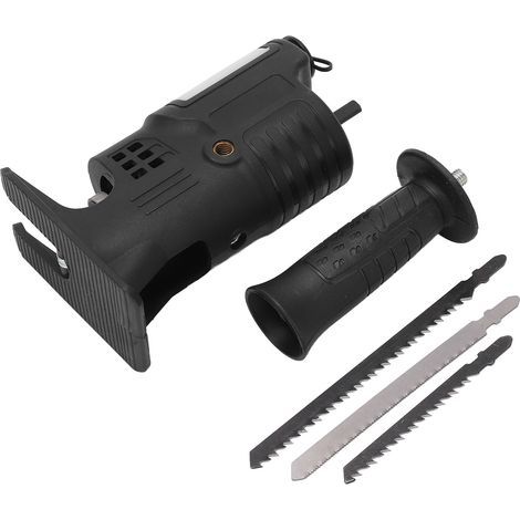 Convertisseur adaptateur perceuse électrique noire vers scie à chaîne, alternatif ergonomique (1/5)