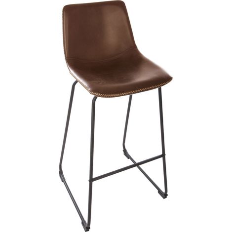 Chaise de bar industrielle LOIS (1/5)