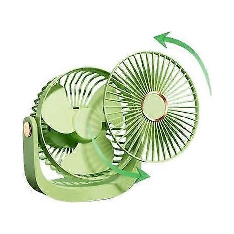Mini summer desk fan, portable and quiet, ideal for students and outdoor spaces. - AquaForge (1/5)