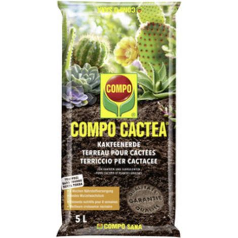 Terriccio per vasi Compo cactea 5 litri 8 settimane
