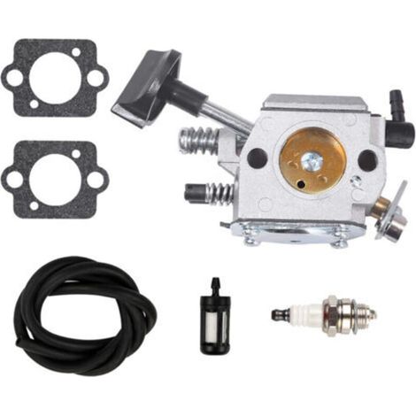 Kraftstofffilterleitung mit Zündkerzensatz für Stihl SR320, SR340, SR380, SR400, SR420, BR320, BR340, BR380, BR400, BR420
