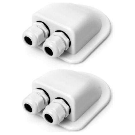 Lot de 2 passe-toits IP68 étanches – Presse-étoupe pour câbles solaires – Résistant aux intempéries – Installation facile sans perçage (1/5)