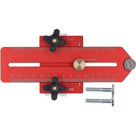 Dünnschnitt-Vorrichtung aus Aluminiumlegierung für Tischkreissägen mit 19 mm und 30 mm T-Nut-Schienen