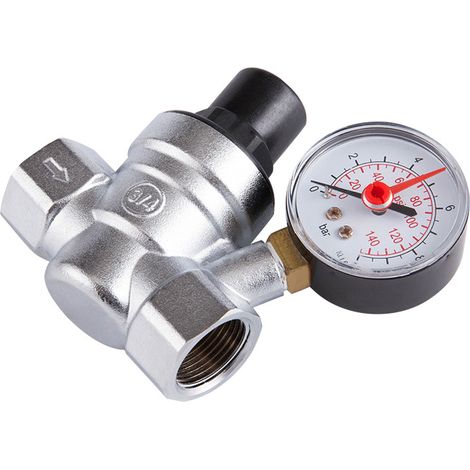 Détendeur thermostatique en laiton chromé à 6 points, pour robinet d'eau domestique, adapté aux petits et grands immeubles. (1/5)