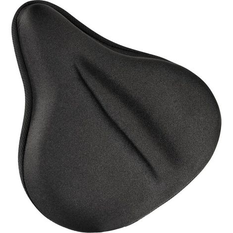 Housse de selle de vélo en gel - Coussinet plat de confort pour selle de vélo (27 x 25 cm) (1/5)