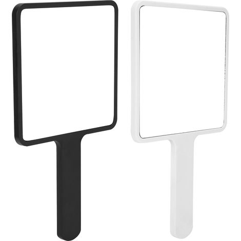 Miroir de poche carré 2 pièces, miroir compact portable de maquillage, outil de beauté pratique pour vanity et sac à main (1/5)