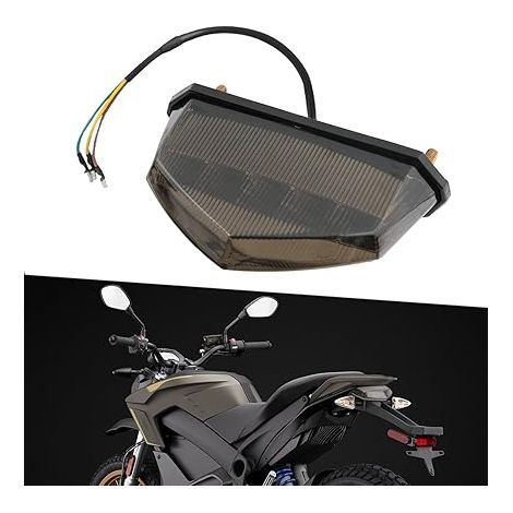 Feu Arriere Led Moto 12V 10 LED Feu Stop Feux Arriere Universel Motos ATV Dirt Bike Scooter (1/5)