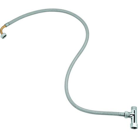 GROHE Installationsset 14074, Schlauch und T-Stück, für Dusch-WC-Aufsatz, chrom
