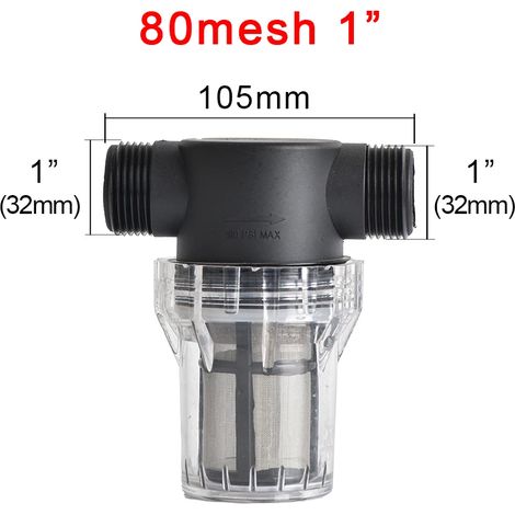 (F-Chine continentale) Tuyau d'arrosage avec filtre et raccord rapide en PE/PVC 25/32 mm pour système d'irrigation de jardin (1/5)