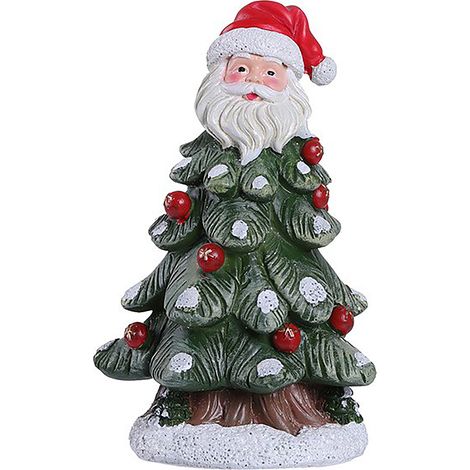 (Tête de Père Noël pour sapin de Noël B) Décoration de sapin de Noël artisanale pour bureau, ambiance festive, ornement, cadeau de Noël (1/2)