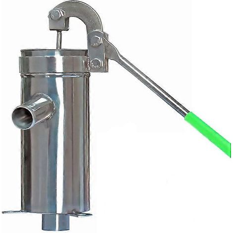 Pompe à eau manuelle en acier inoxydable pour un usage quotidien, pompe à main pour puits profonds avec une puissante aspiration jusqu'à 8 mètres de profondeur pour la maison et le jardin, assurant un (1/5)