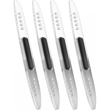 Lot de 4 protections de bord de portière de voiture, autocollants antistatiques en silicone pour la plupart des portières et poignées de porte de voiture (1/4)