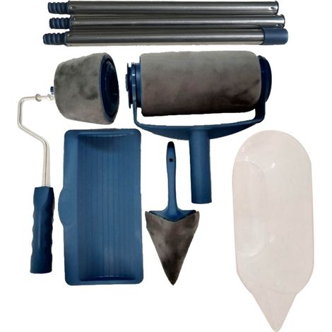 Trommelpinsel-Set, Haushaltsfarbrolle und Malerwerkzeug (6-teilig) (1/2)