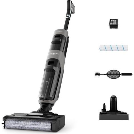 Aspiradora escoba lavadora - ROWENTA - X-Clean4 GZ5036W - Sin cable - Autonomía 50 min - Autolimpieza (1/4)