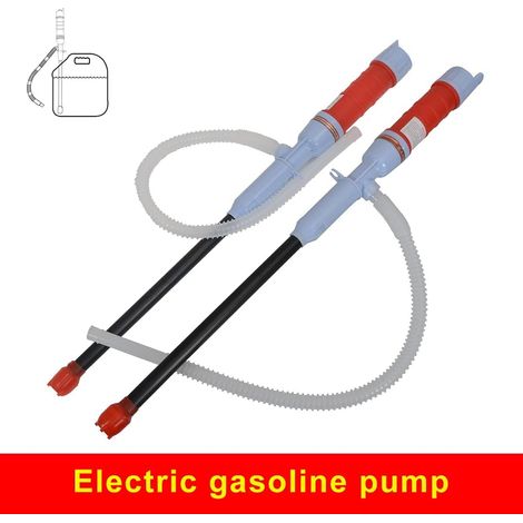 2Pcs Pompe à Eau portative à Piles, Pompe Diesel, Pompe de Transfert électrique, Pompe à Siphon de Carburant, Pompe à Huile, Pompe à Essence, Pompe d'aspiration d'eau (Rouge) (1/5)