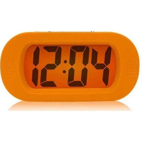 Despertador Con Pantalla Lcd Resistente A Los Golpes Y Luz Nocturna (naranja) -thsinde Haute Qualité (1/5)
