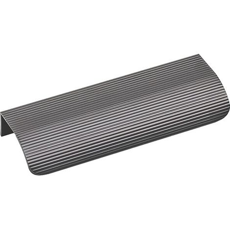 Poignée profil zamak Touquet - longueur 130 mm - finition noir mat - METAKOR (1/4)