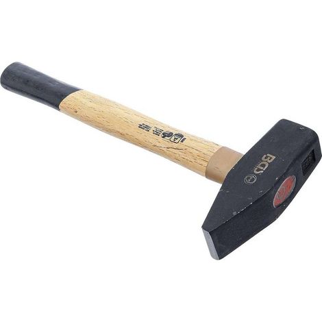 Marteau Mécanicien 2000 g - Manche Bois, Norme DIN 1041 - Précision et Robustesse - D-Work (1/5)